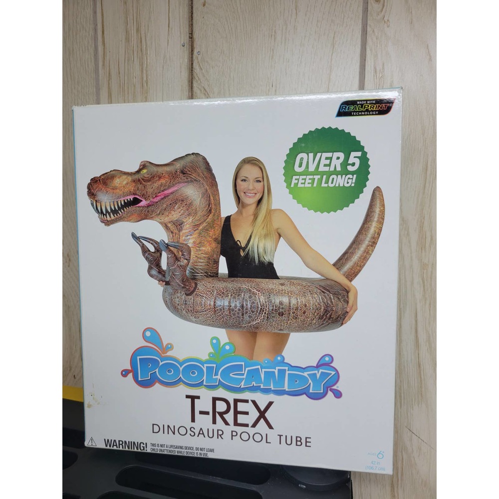 POOLCANDY T-REX Dinosaur Pool Tube